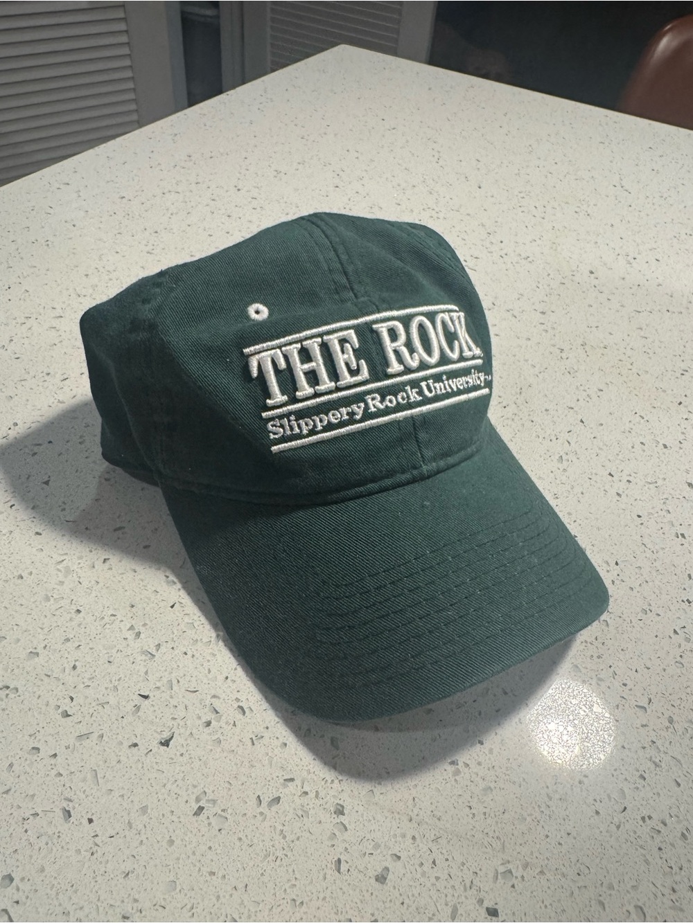 The Game Green Baseball Cap with Embroidered Label